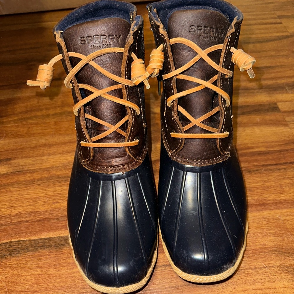 Sperry rain boots/ boat boots